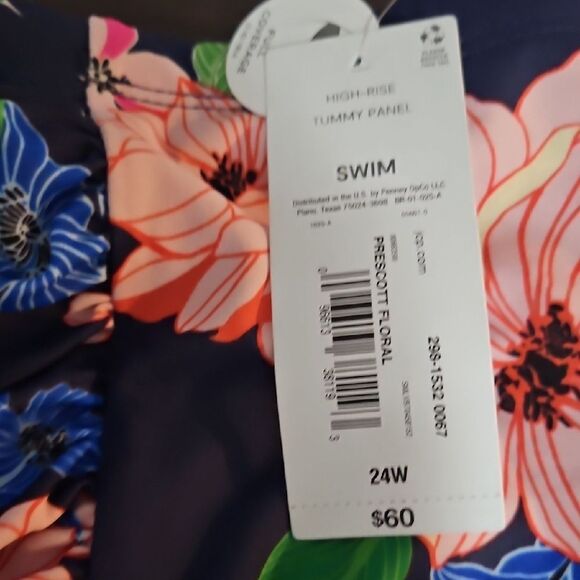 Liz Claiborne Prescott Floral Bikini Bottom - Picture 3 of 5